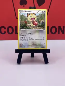 Meowth 67/108 XY Roaring Skies Common Regular Pokemon TCG 2015 LP - Image 2