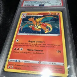 PSA 9 Pokemon 2022 Special Delivery Charizard SWSH075 Pokemon Center UK Holo - Image 3