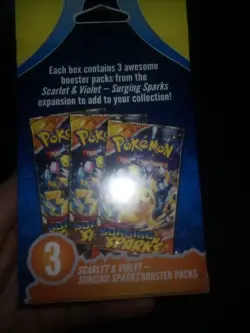 Pokemon TCG: Scarlet and Violet Surging Sparks Booster Pack Sealed X1 - Image 2