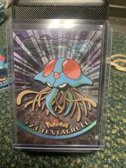 Topps 1999 Pokemon 72 Tentacool/ 73 Tentacruel Black Label Holos - Image 3
