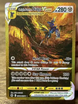 Pokemon Origin Forme Dialga VSTAR (SR) GG68/GG70 Crown Zenith: Galarian Holo NM - Image 3