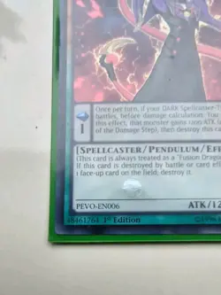 YuGiOh! Purple Poison Magician PEVO-EN006 Ultra Rare 1st Edition NM or M - Image 4