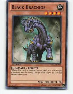 Black Brachios LVAL-EN-038 1st Edition YuGiOh Card - Image 1