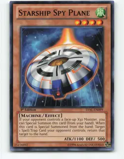 Starship Spy Plane LVAL-EN099 1st Edition YuGiOh Card - Image 1
