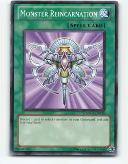 Monster Reincarnation SDDL-EN028 YuGiOh Card - Image 1