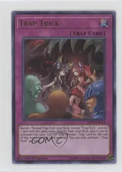 Trap Trick 1st Ed. YuGiOh Gold Sarcophagus Tin Mega Pack #MP19-EN213 - Image 1