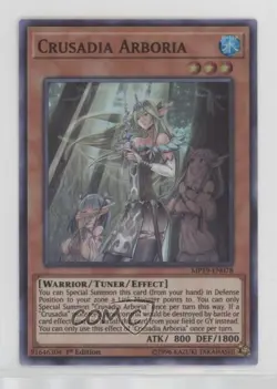 Crusadia Arboria 1st Ed. YuGiOh Gold Sarcophagus Tin Mega Pack #MP19-EN078 - Image 1