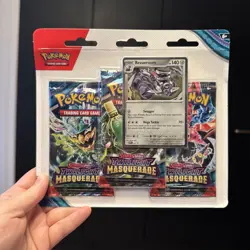 C Pokemon Cards - Scarlet & Violet Twilight Masquerade 3 Pack Blister Revavroom - Image 1