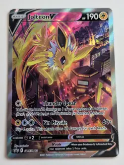 Jolteon V SWSH183 Sword & Shield Promo Cards Holo Pokemon TCG NM - Image 1