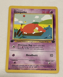 1x Slowpoke - 67/82 - 1st Edition - Team Rocket - Pokemon Card - LP/NM - Image 1