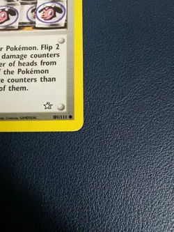 Pokemon Card Moo-Moo Milk 101/111 Neo Genesis Common WOTC - Image 5