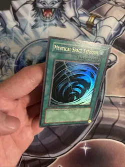 Mystical Space Typhoon MRL-047 1st Edition Yu-Gi-Oh Card Ultra Rare LP/VLP (AYL) - Image 4
