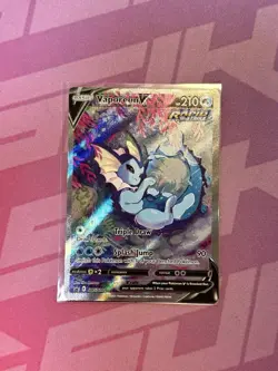Pokemon TCG Vaporeon V SWSH181 SWSH Sword & Shield Promo Cards Holo Alt Art - Image 1