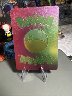 Gengar Rainbow Foil Fan Art Vinyl Textured Collector Pokemon Card - Image 2