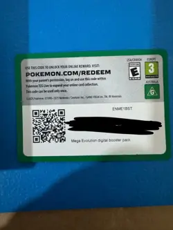 Pokemon Mega Evolution Code Card Lot 110 - Image 2
