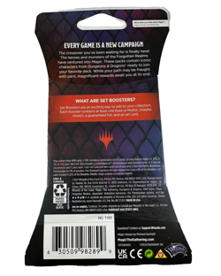 MTG Dungeons and Dragons Adventures in the Forgotten Realms 12 Card Set Booster - Image 2