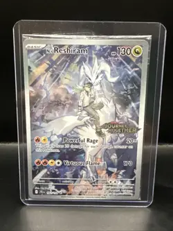 Pokemon N's Reshiram 167/159 Stamped Promo Journey Together Pokemon Card - Image 1