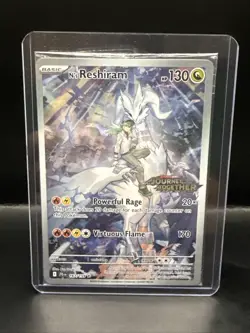 Pokemon N's Reshiram 167/159 Stamped Promo Journey Together Pokemon Card - Image 2