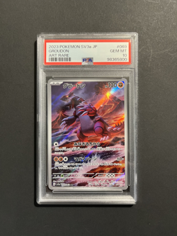 PSA 10 Groudon 069/062 AR Raging Surf SV3a Japanese Pokemon Card - Image 1