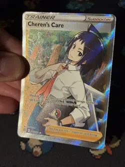 Pokemon Cards Cheren’s Care 168/172 Full Art Ultra Rare Brilliant Stars - (NM) - Image 2