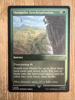 MTG VIEWPOINT SYNCHRONIZATION ETCHED FOIL Assassin's Creed NM - Image 1