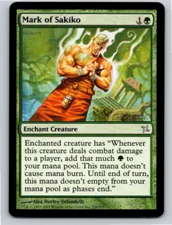 Magic the Gathering Mark of Sakiko Betrayers of Kamigawa MTG Free Shipping! - Image 1