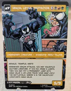 NM/M - Eddie Brock Venom, Lethal Protector (0224) MTG Spider-Man - Image 2