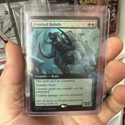 Frenzied Baloth - Extended Art - Edge of Eternities - EOE R 0342 FOIL - Image 1