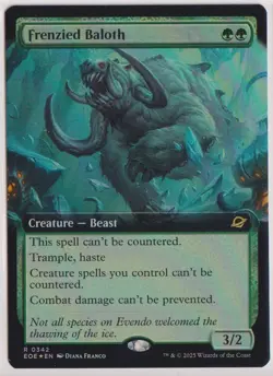 MTG Frenzied Baloth (Extended Art) Edge of Eternities Foil - Image 1