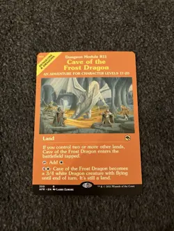 Magic The Gathering MTG - Cave of the Frost Dragon (Dungeon Module) - AFR - Image 1