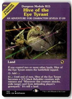 MTG - Hive of the Eye Tyrant (Dungeon Module) 355 NM Adventures in the Forgotte - Image 1