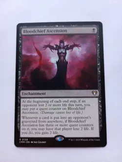 MTG - 1x Bloodchief Ascension - Commander Masters - NM - Image 1