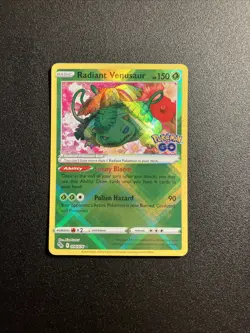 Radiant Venusaur 004/078 Pokemon GO Holo - Image 1