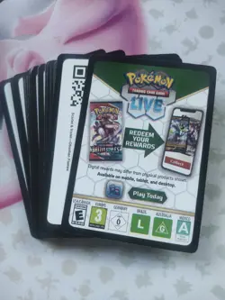 33x Scarlet and Violet Obsidian Flames Online Code Card Unused Pokemon TCG - Image 1