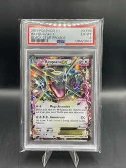 2015 POKEMON BLACK STAR PROMO RAYQUAZA #XY69 PSA 6 EX - Image 1