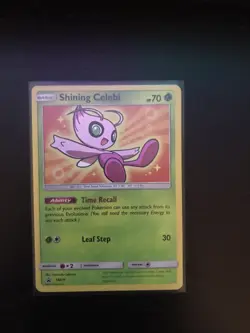 Shining Celebi Sm79 Pokemon Shining Legends Promo Near Mint - Image 1