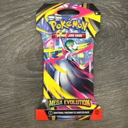 ONE Pokemon TCG: Mega Evolution Sleeved Booster Pack (RANDOM) IN HAND!!! - Image 1