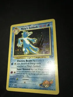 Misty’s Golduck #12 MP Gym Challenge Holo Rare WOTC 12/132 pokemon - Image 2