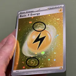 2 Swirls🌀 Basic Electric Energy | Cosmo Holo 004 SVE | Pokemon TCG NM - Image 2