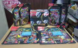 POKEMON MEGA EVOLUTION BOOSTER + (2) BLISTER + (4) CHECKLANE BLISTER BOX LOT - Image 1