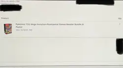 Pokemon Mega Evolution Phantasmal Flames (2) Booster Bundle - Preorder 10/14/25 - Image 2