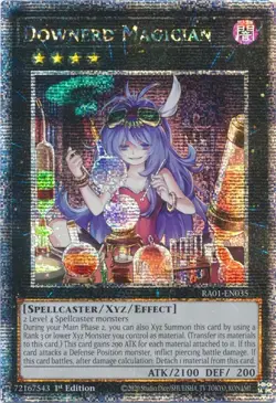 Downerd Magician - RA01-EN035 - Quarter Century Secret Rare - Yugioh - Image 1