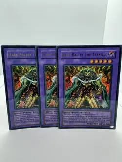 (3) Yugioh Dark Balter The Terrible HL03-EN007 Hobby League Parallel Rare LP - Image 1