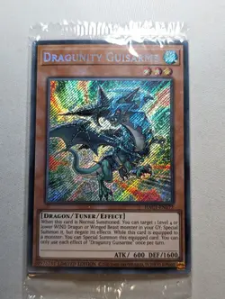 Dragunity Guisarme Secret Rare HAC1-EN172 - LIMITED EDITION Yugioh TCG SEALED - Image 1