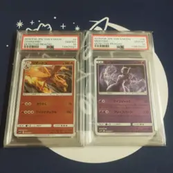 Pokemon card Charizard Mewtwo Detective Pikachu Japan anime manga game PSA10 - Image 1