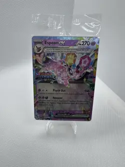 Pokemon Espeon EX TCG Prismatic Evolution Stamped Promo Card 034/131 - Image 1