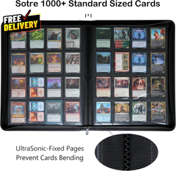 Premium 1000+ Pockets Card Binder 16-Pocket Ringless Trading Card Album Folder.. - Image 2