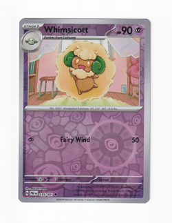 Whimsicott 035/091 Paldean Fates 2024 Reverse Holo Pokemon Card Near Mint NM - Image 1