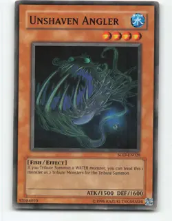 Unshaven Angler SOD-EN028 YuGiOh Card - Image 1