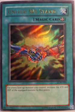 United We Stand - LON-049 - Ultra Rare - Unlimited Edition YuGiOh TCG Card - Image 1
